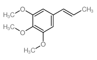 Benzene,1,2,3-trimethoxy-5-(1-propen-1-yl)- Structure