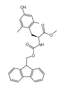 Fmoc-2,6-dimethyl-(L)-Tyr-OMe Structure