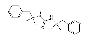 N,N'-bis-(1,1-dimethyl-2-phenyl-ethyl)-urea结构式