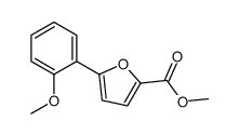 5-(2-甲氧基苯基)呋喃-2-羧酸甲酯结构式