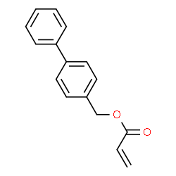 4-联苯甲醇丙烯酸酯结构式