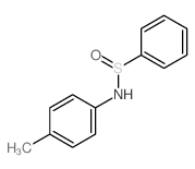 Benzenesulfinamide,N-(4-methylphenyl)- Structure