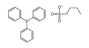 butane-1-sulfonate,triphenylsulfanium Structure