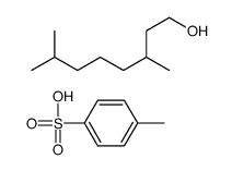 3,7-dimethyloctan-1-ol,4-methylbenzenesulfonic acid结构式