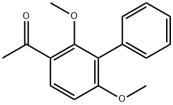 3-Acetyl-2,6-dimethoxybiphenyl Structure