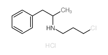 N-(3-氯丙基)-alpha-甲基苯乙胺盐酸盐结构式