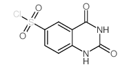 2,4-二羰基-1,2,3,4-四氢喹唑啉-6-磺酰氯结构式