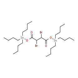 Bis(tributyltin) 2,3-dibromosuccinate Structure