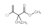 2,2-二甲基-3-氯-3-丁烯酸甲酯结构式