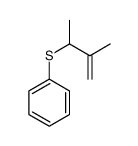 3-methylbut-3-en-2-ylsulfanylbenzene Structure