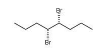 dl-4,5-dibromooctane Structure