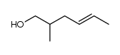 (E)-2-methylhex-4-en-1-ol结构式