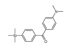 [4-(dimethylamino)phenyl]-(4-trimethylsilylphenyl)methanone Structure