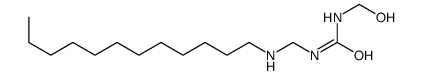 1-[(dodecylamino)methyl]-3-(hydroxymethyl)urea结构式