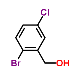 (2-Bromo-5-chlorophenyl)methanol Structure