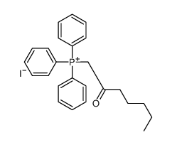 2-oxoheptyl(triphenyl)phosphanium,iodide Structure
