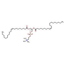 1,2-二二十二碳酰基-sn-甘油-3-磷酸胆碱结构式