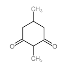 2,5-二甲基环己烷-1,3-二酮结构式