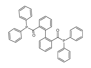 Biphenyl-2,2'-diylbis(carbonyl)-bis(diphenylphosphin)结构式