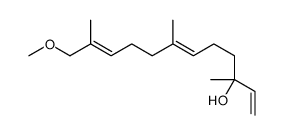 12-methoxy-3,7,11-trimethyldodeca-1,6,10-trien-3-ol Structure
