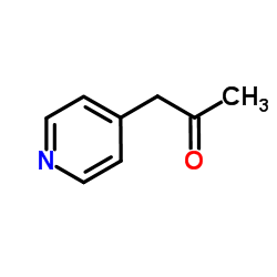 (4-吡啶基)丙酮结构式
