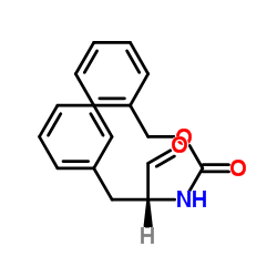 Benzyl [(2R)-1-oxo-3-phenyl-2-propanyl]carbamate Structure