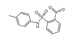 N-(4-methylphenyl)-2-nitrobenzenesulfonamide Structure