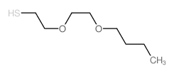 2-(2-butoxyethoxy)ethanethiol Structure