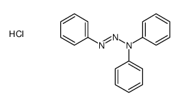 N-phenyl-N-phenyldiazenylaniline,hydrochloride Structure