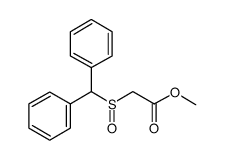 (二苯甲基亚磺酰)乙酸甲酯结构式