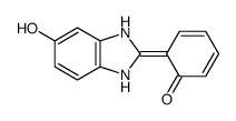 6-(5-hydroxy-1,3-dihydrobenzimidazol-2-ylidene)cyclohexa-2,4-dien-1-one Structure