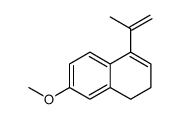 7-methoxy-4-prop-1-en-2-yl-1,2-dihydronaphthalene Structure