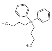 di-n-butyldiphenyltin structure