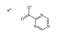 potassium,1,3,5-triazine-2-carboxylate Structure