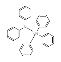 Benzenamine, N-phenyl-N-(triphenylgermyl)- Structure