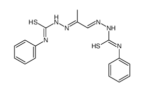 methylglyoxal bis(4-phenyl-3-thiosemicarbazone)结构式