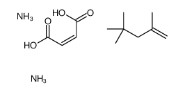diazanium,(Z)-but-2-enedioate,2,4,4-trimethylpent-1-ene Structure