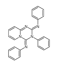 2,4-Bis(phenylimino)-3-phenyl-pyrido<1,2-a>-1,2,3-triazin结构式