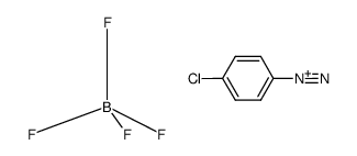 p-chlorobenzenediazonium tetrafluoroborate结构式