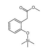 methyl {2-[(trimethylsilyl)oxy]phenyl}acetate Structure