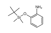 2-((叔丁基二甲基甲硅烷基)氧基)苯胺结构式