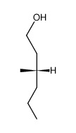 (3S)-3-Methylhexan-1-ol Structure