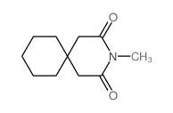 3-Azaspiro[5.5]undecane-2,4-dione,3-methyl- Structure