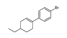 1-bromo-4-(4-ethylcyclohexen-1-yl)benzene Structure