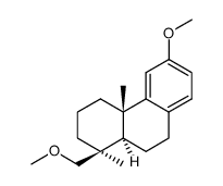 12,16-dimethoxypodocarpa-8,11,13-triene Structure
