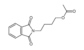 N-(4-acetyloxybutyl)phthalimide结构式
