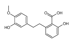 2-[2-(3-hydroxy-4-methoxyphenyl)ethyl]-6-hydroxybenzoic acid Structure