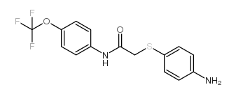 N-(4-(三氟甲氧基)苯基)乙酰胺结构式