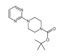 tert-Butyl 4-(pyrimidin-2-yl)piperazine-1-carboxylate Structure