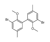 1-bromo-3-(3-bromo-2-methoxy-5-methylphenyl)-2-methoxy-5-methylbenzene结构式